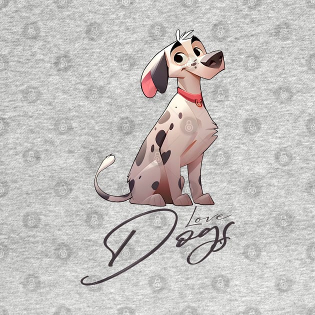 Dalmatian Dog by ArtRoute02